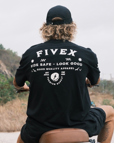 FIVEX RIDE SAFE & LOOK GOOD - BLACK