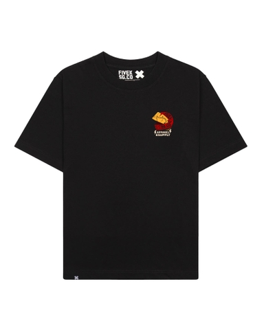 FIVEX HELMET TEE - BLACK