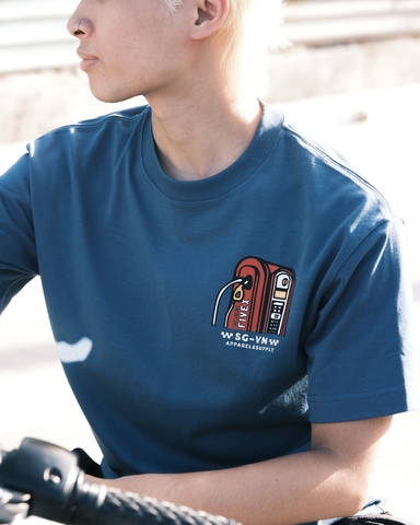 FIVEX FUELED TEE - DARK TEA