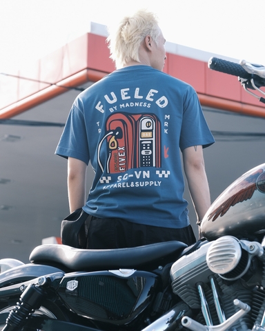 FIVEX FUELED TEE - DARK TEA