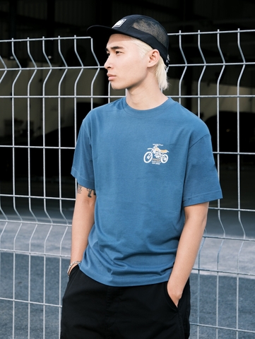 FIVEX LOST IN PAML TEE - DARK TEAL