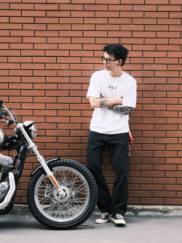 FIVEX STRAIGHT JEANS - BLACK