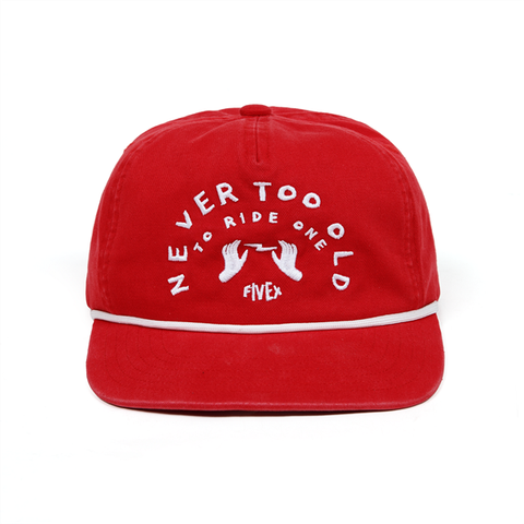 FIVEX 5PANEL CAP - RED