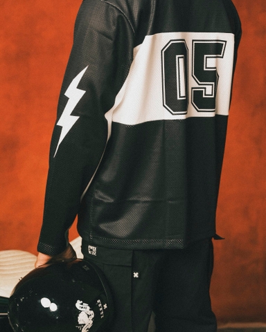 FIVEX JERSEY 5XSG-BLACK/WHITE