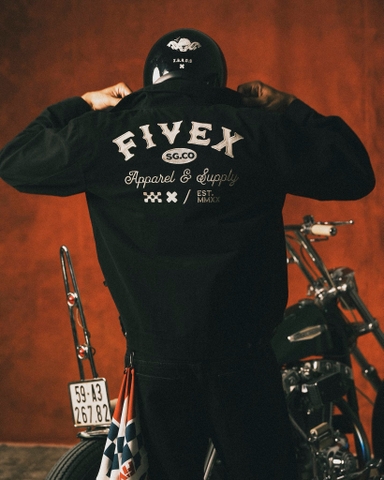 FIVEX JACKET APP SS BLACK