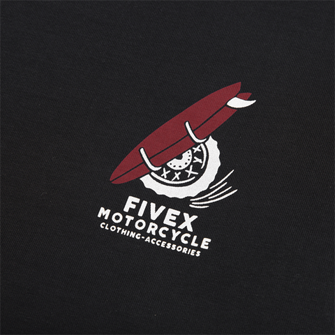 FIVEX VIBES ON WHEELS TEE - BLACK