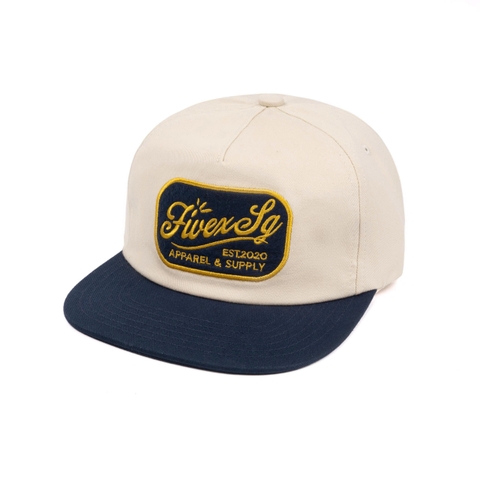 5PANEL - FIVEXSG - CREAM/NAVY