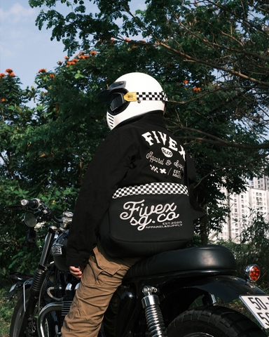 FIVEX NEWSPAPER BAG - BLACK