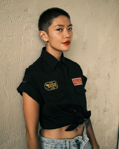 WORK SHIRT FIVEX SS02 - BLACK