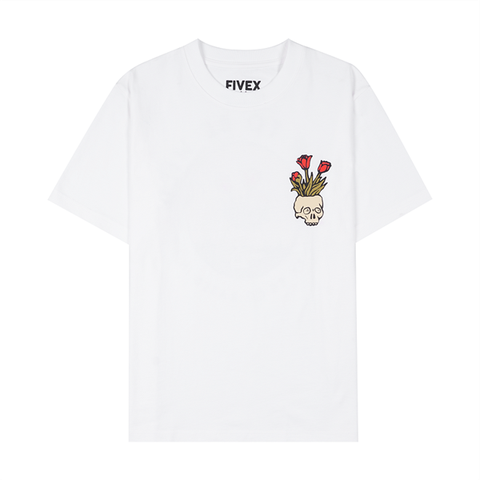FIVEX BORN TO BE WILD TEE - WHITE