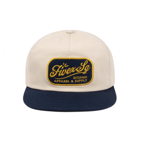 5PANEL - FIVEXSG - CREAM/NAVY
