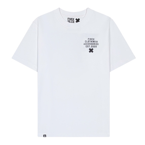 FIVEX 5XSG TEE - WHITE