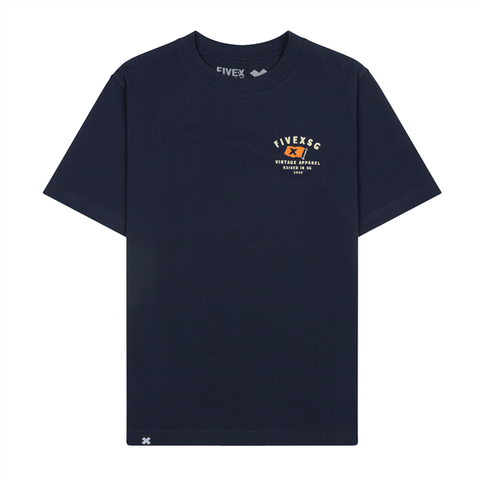 FIVEX CUT FISH TEE - NAVY