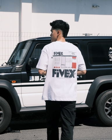 FIVEX HOUSE TEE - WHITE
