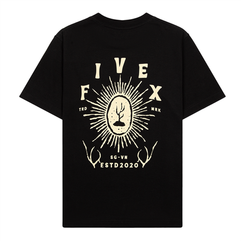 FIVEX CACTUS TEE - BLACK