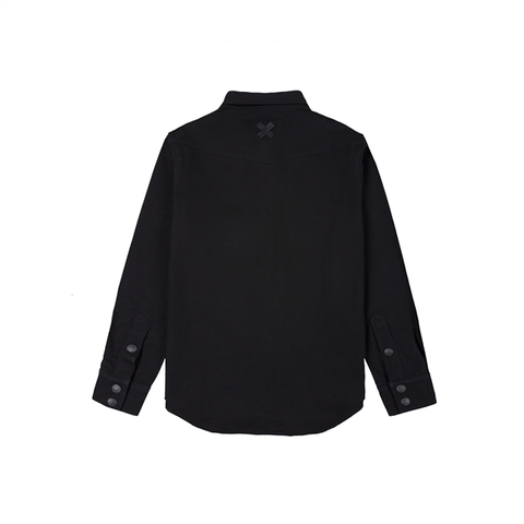 FIVEX X-WESTTERN  SHIRT- BLACK