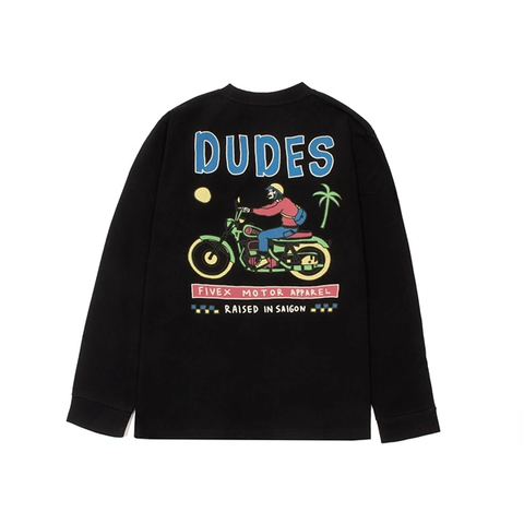 FIVEX DUDES LONG SLEEVE - BLACK