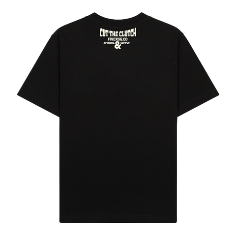 FIVEX CUT THE CLUTCH TEE - BLACK