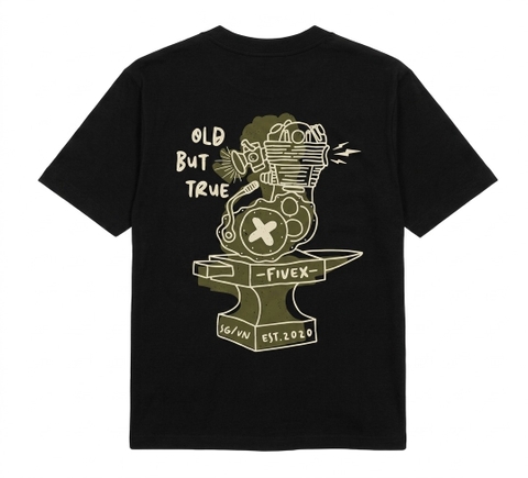 FIVEX TEE OLD BUT TRUE - BLACK
