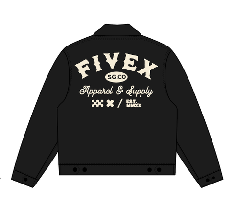 FIVEX JACKET APP SS BLACK