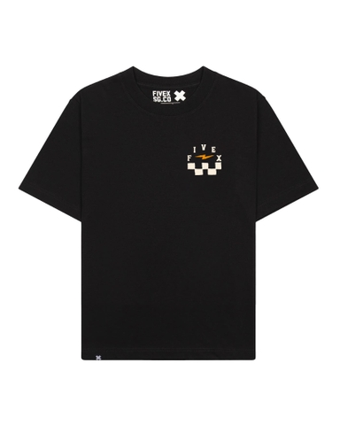 FIVEX TIGER STRIKE TEE - BLACK