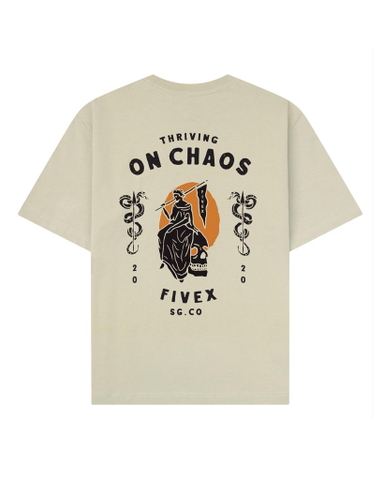 FIVEX ON CHAOS TEE - BEGIE