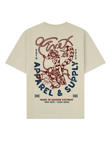 FIVEX SCORPION REDEO TEE - BEIGE