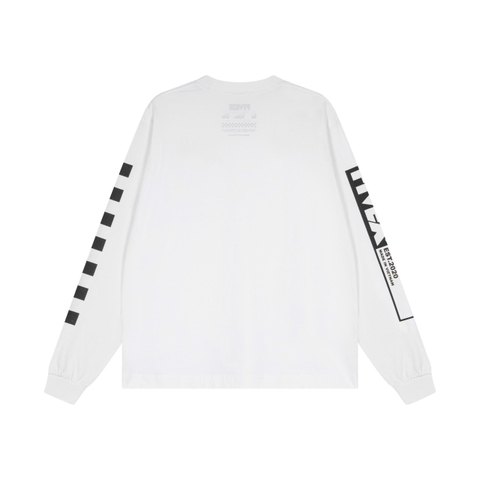 FIVEX LONG SLEEVE TEE - WHITE