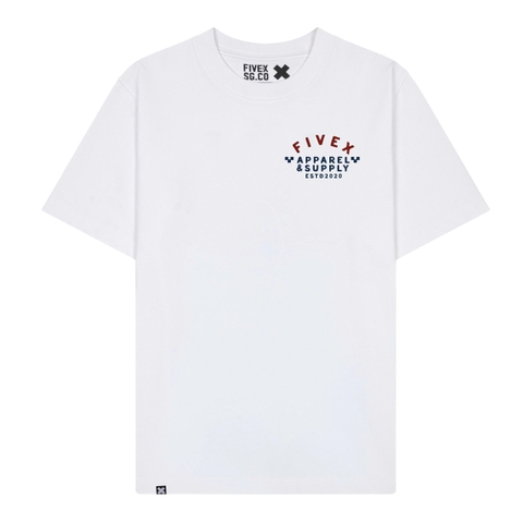 FIVEX TEE BORN FOR THE ROAD - WHITE
