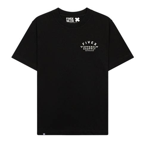 FIVEX TEE BORN FOR THE ROAD - BLACK