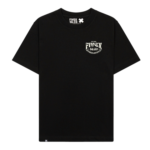 FIVEX TEE SKULL CLASSIC - BLACK