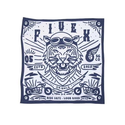 FIVEX BANDANA TIGER - BLUE