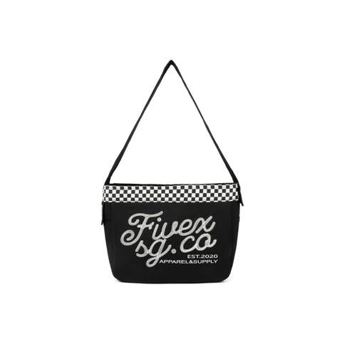 FIVEX NEWSPAPER BAG - BLACK