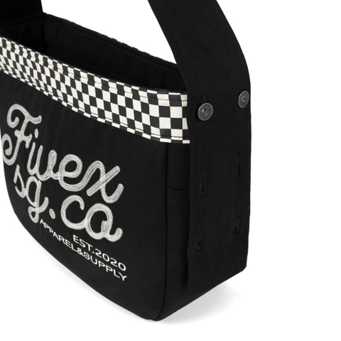 FIVEX NEWSPAPER BAG - BLACK