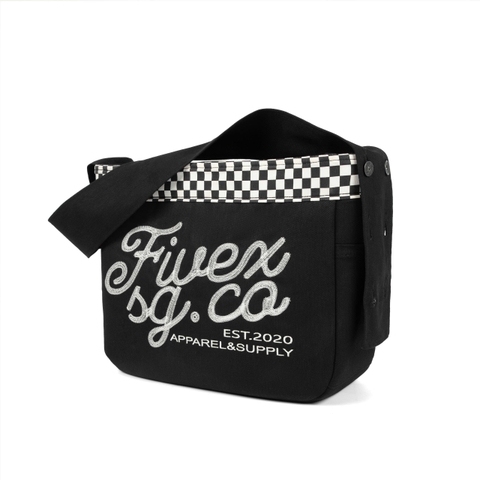FIVEX NEWSPAPER BAG - BLACK