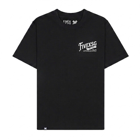FIVEX CORE TEE - BLACK