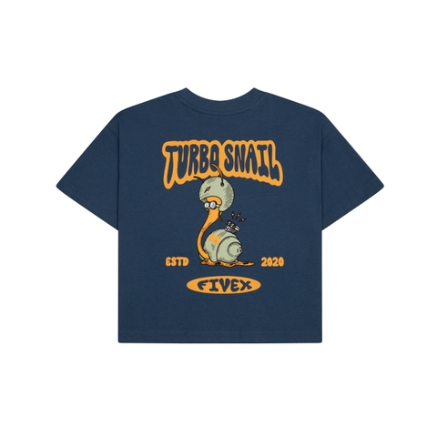 FIVEX KID TEE TURBO SNAIL - BLUE