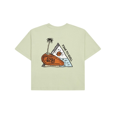 FIVEX KID TEE TIME TO CHILL - GREEN