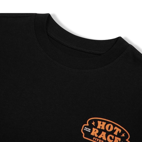FIVEX KID TEE HOT RACE - BLACK