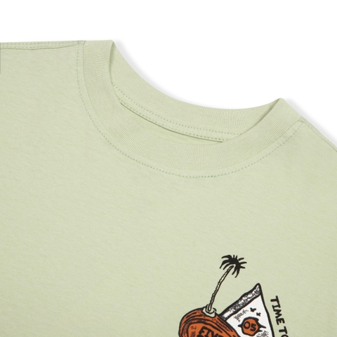 FIVEX KID TEE TIME TO CHILL - GREEN