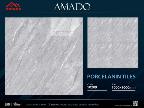 GẠCH LÁT NỀN 100 X 100 AMADO XƯƠNG PORCELAIN TILES