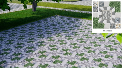 GẠCH SÂN VƯỜN 50X50 AMADO