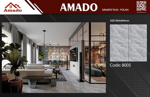 GẠCH LÁT NỀN 80x80 AMADO XƯƠNG GRANITE TILES POLISH