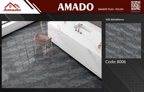 GẠCH LÁT NỀN 80x80 AMADO XƯƠNG GRANITE TILES POLISH