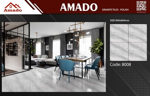 GẠCH LÁT NỀN 80x80 AMADO XƯƠNG GRANITE TILES POLISH
