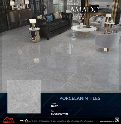 GẠCH LÁT NỀN 80 X 80 AMADO XƯƠNG PORCELAIN TILES