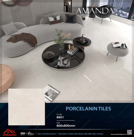 GẠCH LÁT NỀN 80 X 80 AMADO XƯƠNG PORCELAIN TILES