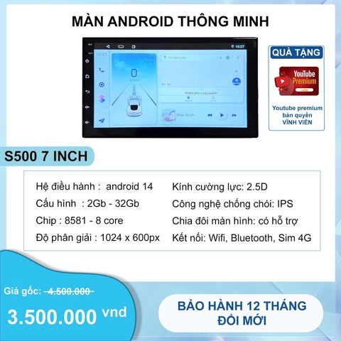 Màn Hình Android Ô Tô 7 Inch – Giải Pháp Nâng Cấp Tiện Ích Nhỏ Gọn, Hiệu Quả Cho Xe Của Bạn