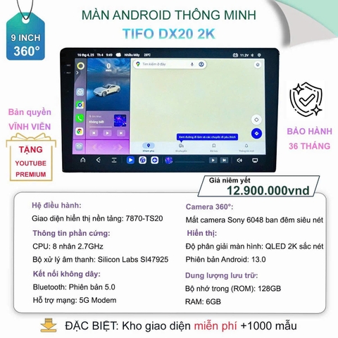Lắp Đặt Màn Hình Android TIFO Tại Quận Cầu Giấy – Hà Nội