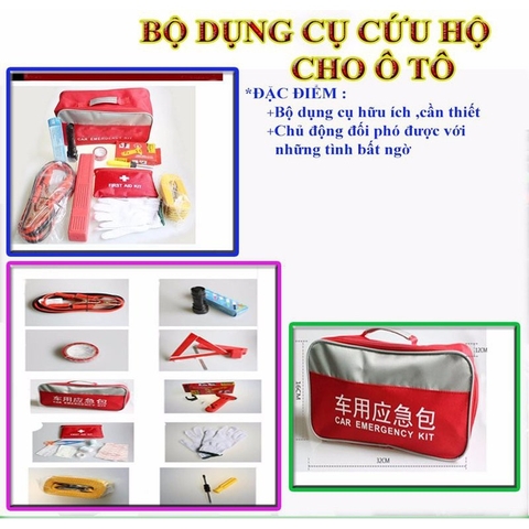 🆘 Bộ Dụng Cụ Khẩn Cấp Nên Có Trên Xe: Hướng Dẫn Chi Tiết Để Luôn An Toàn Trên Mọi Hành Trình